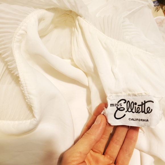 SOLD Vintage Miss Elliette Wedding Dress - Picture 3 of 5